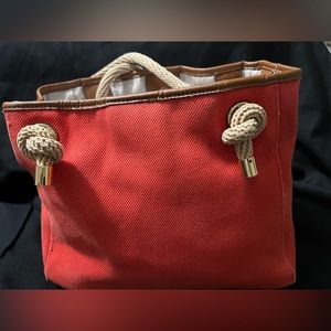 Michael Kors canvas tote.